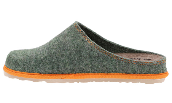 Kapcie damskie wygodne obuwie domowe Filc / wyjmowana wkładka