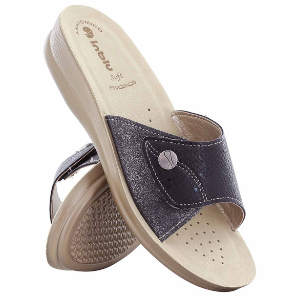 Klapki damskie na rzep