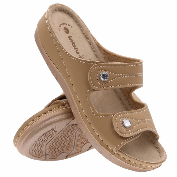 Klapki damskie profilaktyczne na rzepy