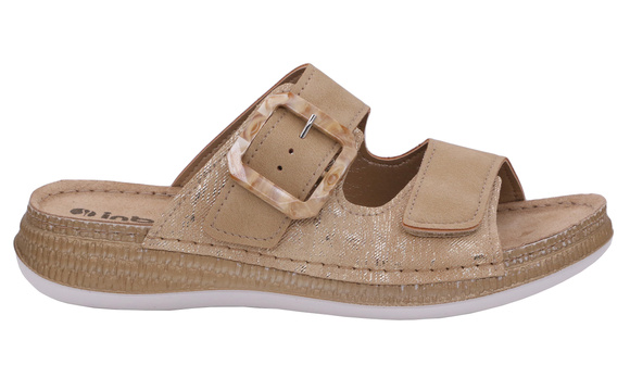 Klapki damskie letnie na rzepy