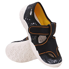 Kapcie dziecięce obuwie tekstylne na rzep