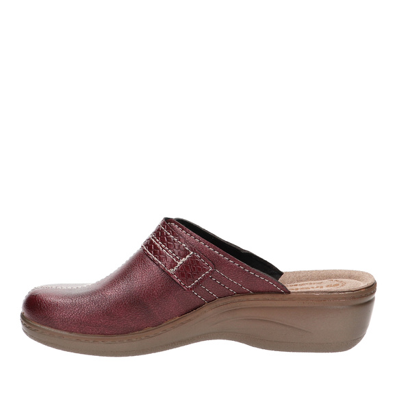 Obuwie domowe damskie wysokie klapki na rzep