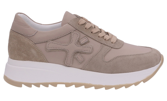 Obuwie damskie skórzane sportowe sneakersy