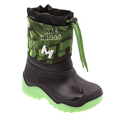 Śniegowce dziecięce na zimę z motywem  Minecraft