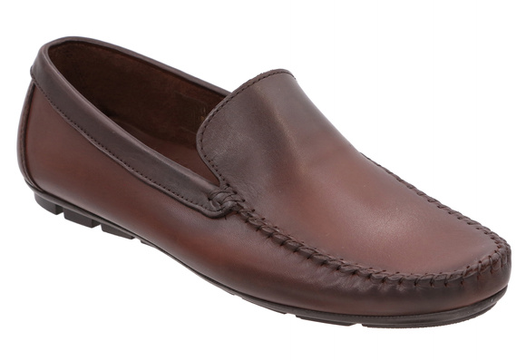 Obuwie męskie mokasyny ze skóry