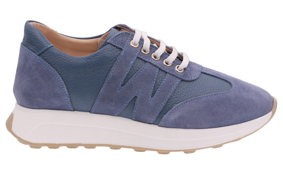 Obuwie damskie sportowe skórzane sneakersy